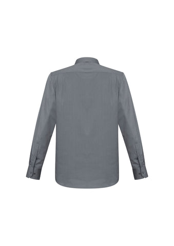 Monaco Mens Long Sleeve Shirt Platinum back view