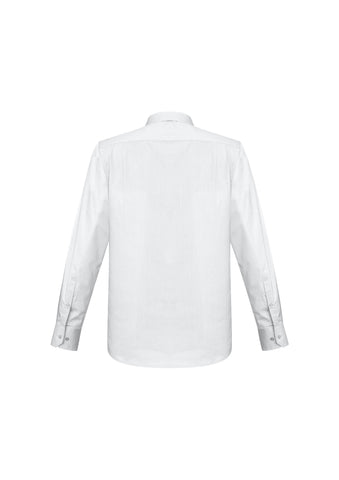 Monaco Mens Long Sleeve Shirt White back view