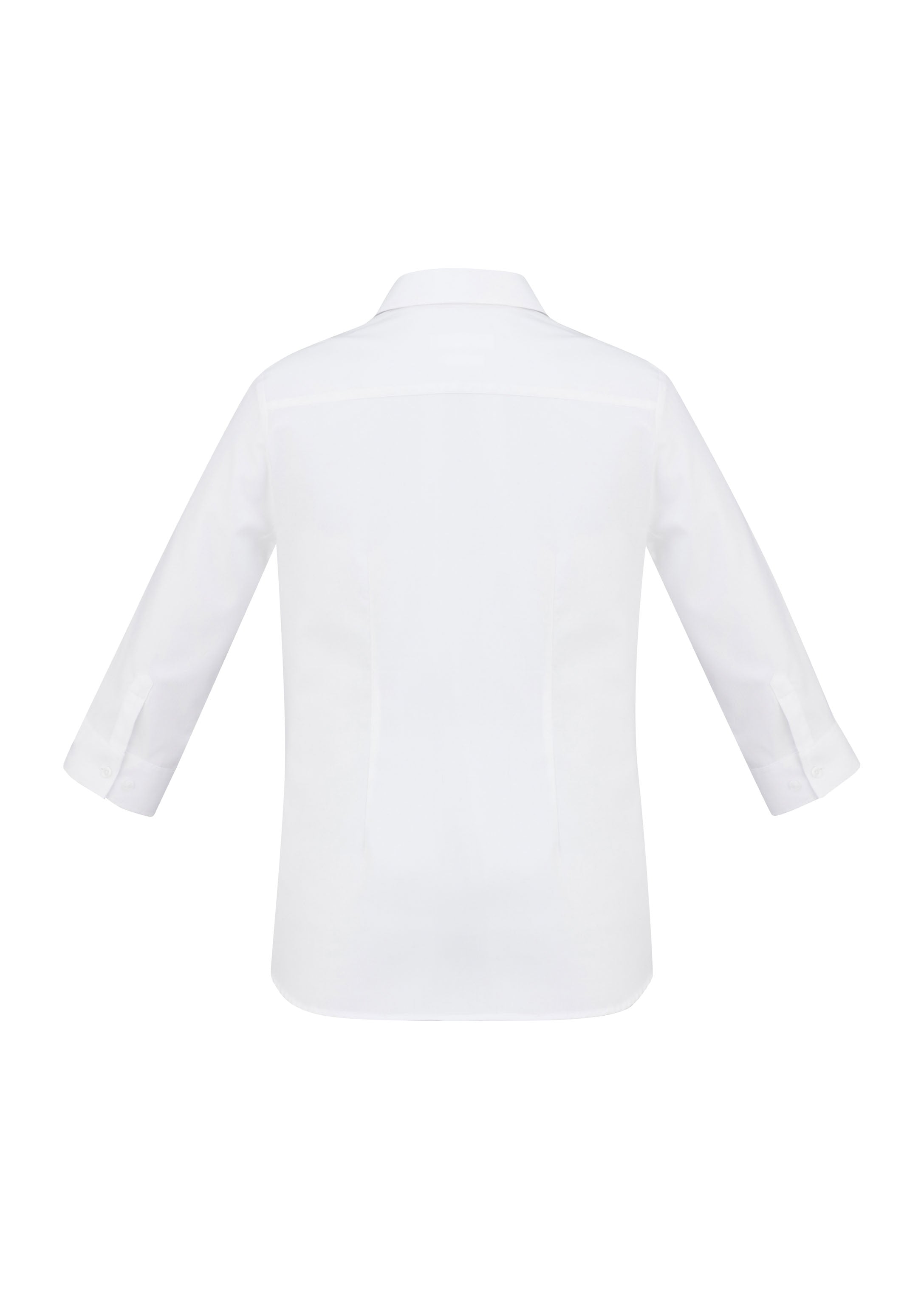 Regent Womens 3/4 Sleeve Shirt White back view