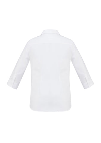 Regent Womens 3/4 Sleeve Shirt White back view
