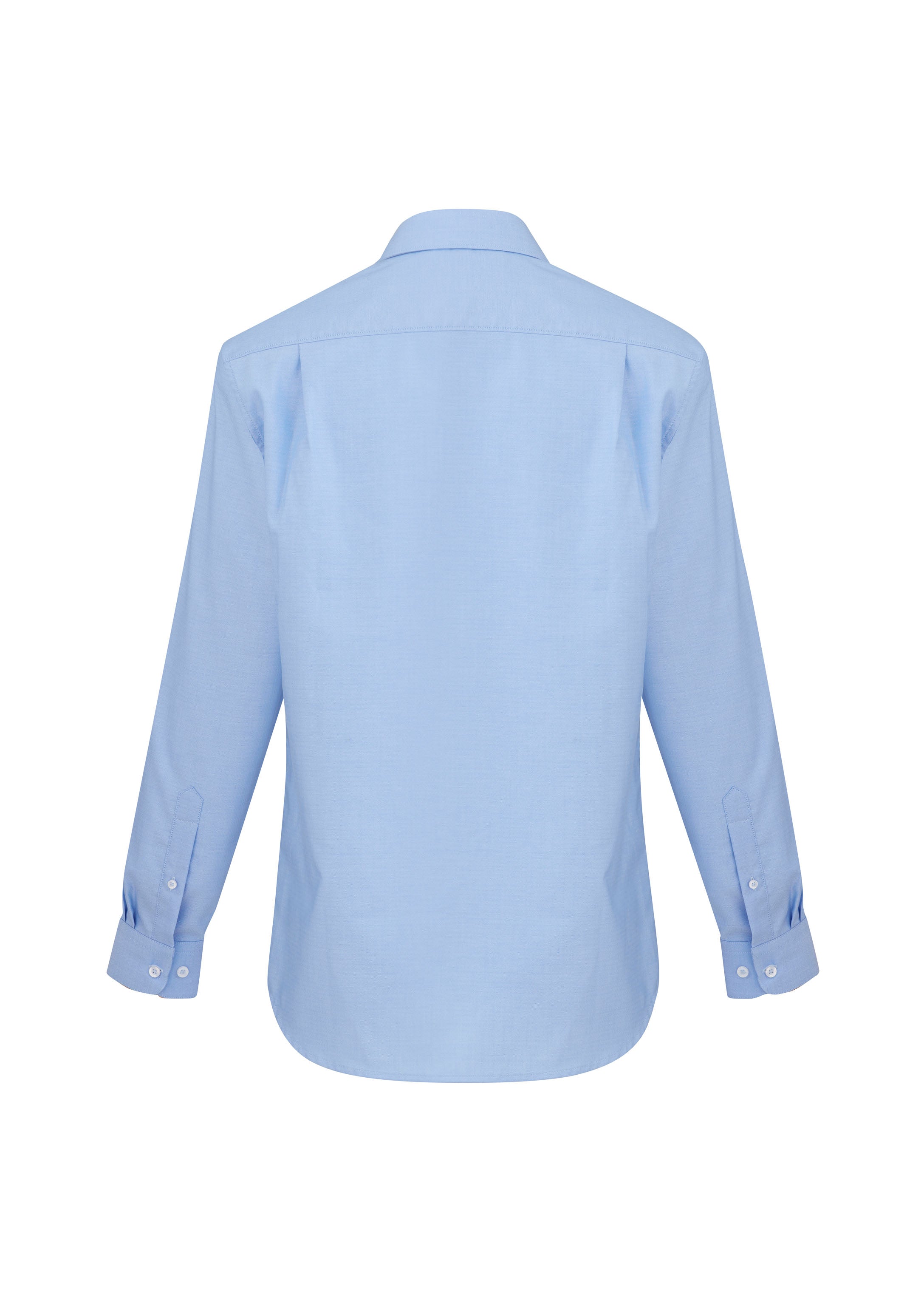 Regent Mens Long Sleeve Shirt Blue back view