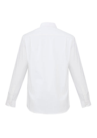 Regent Mens Long Sleeve Shirt White back view