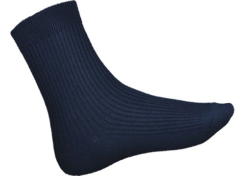 Kids School Socks in Navy