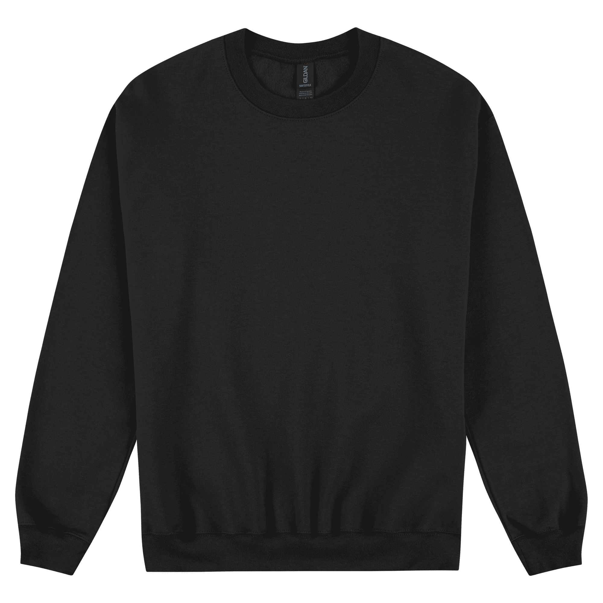 SF000 Gildan Softstyle Adult Sweatshirt - Black