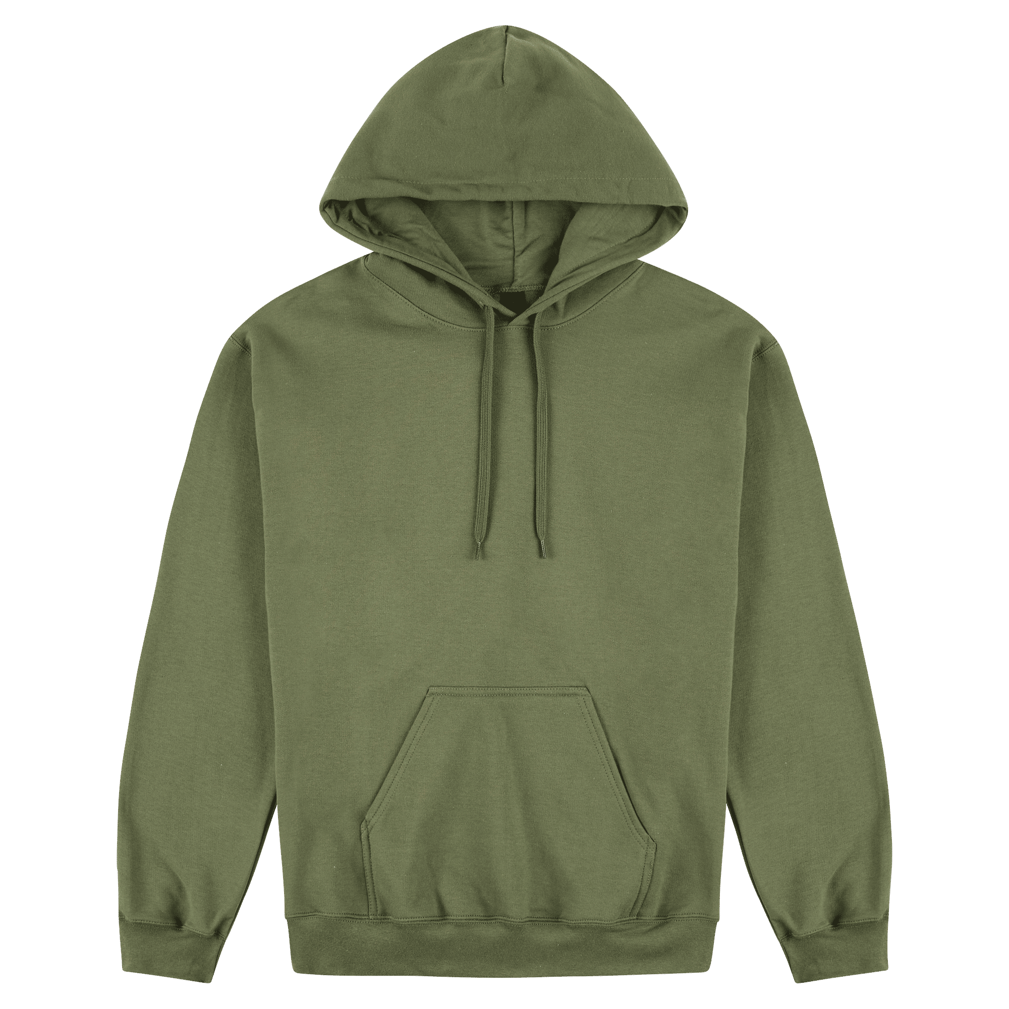 SF500 Gildan Softstyle Adult Hooded Sweatshirt - Military Green