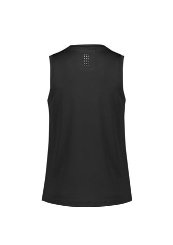 Balance Womens Singlet Black/White back view