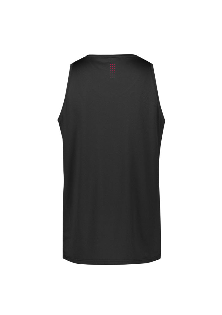 Balance Mens Singlet Black/Red back view