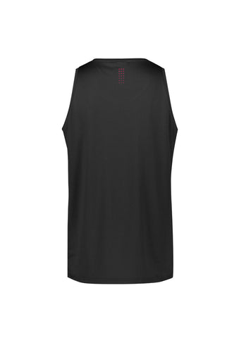 Balance Mens Singlet Black/Red back view