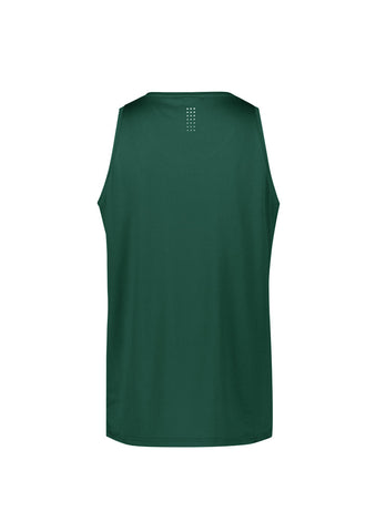 Balance Mens Singlet Forest/White back view
