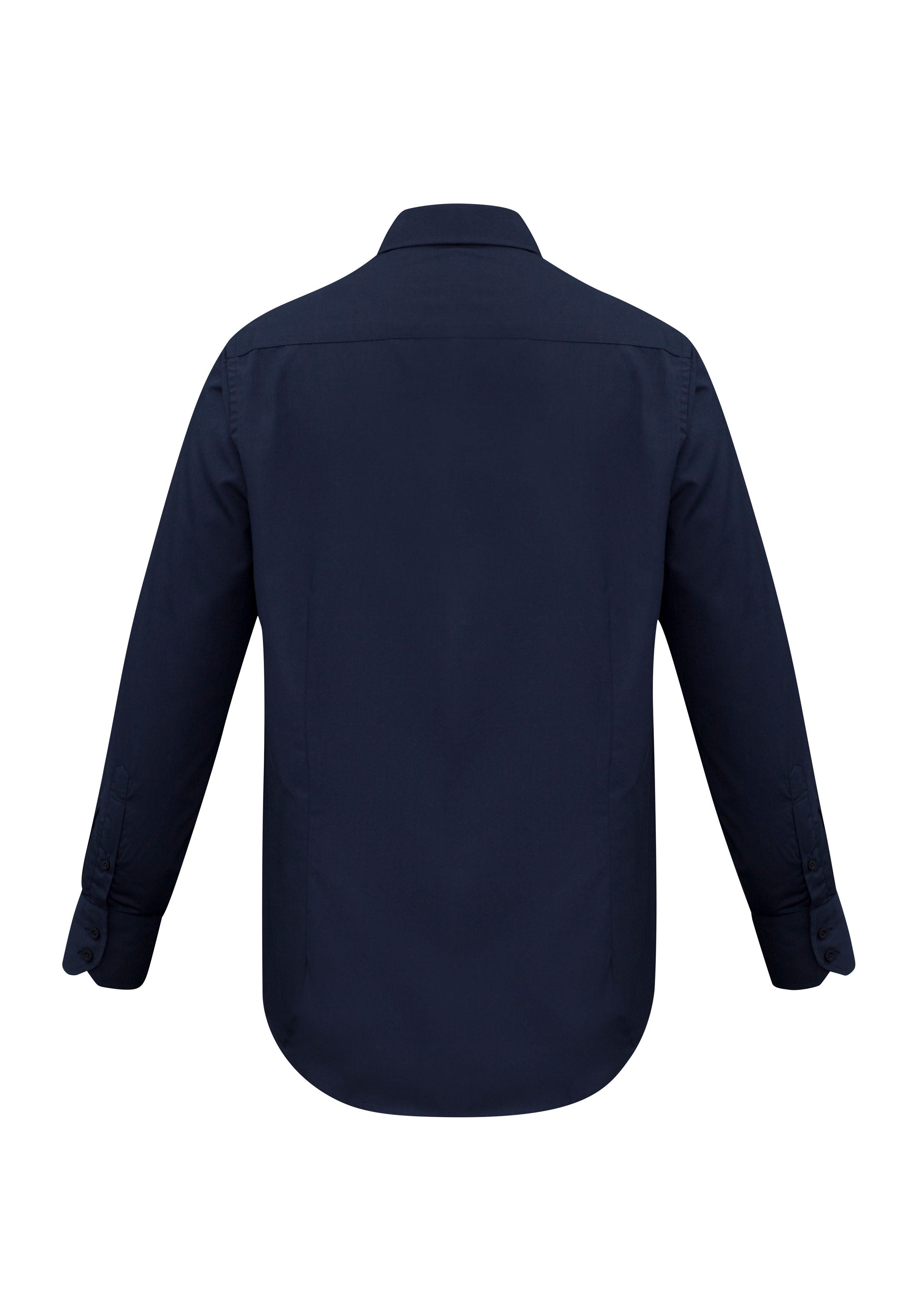 Metro Mens Long Sleeve Shirt Navy back view