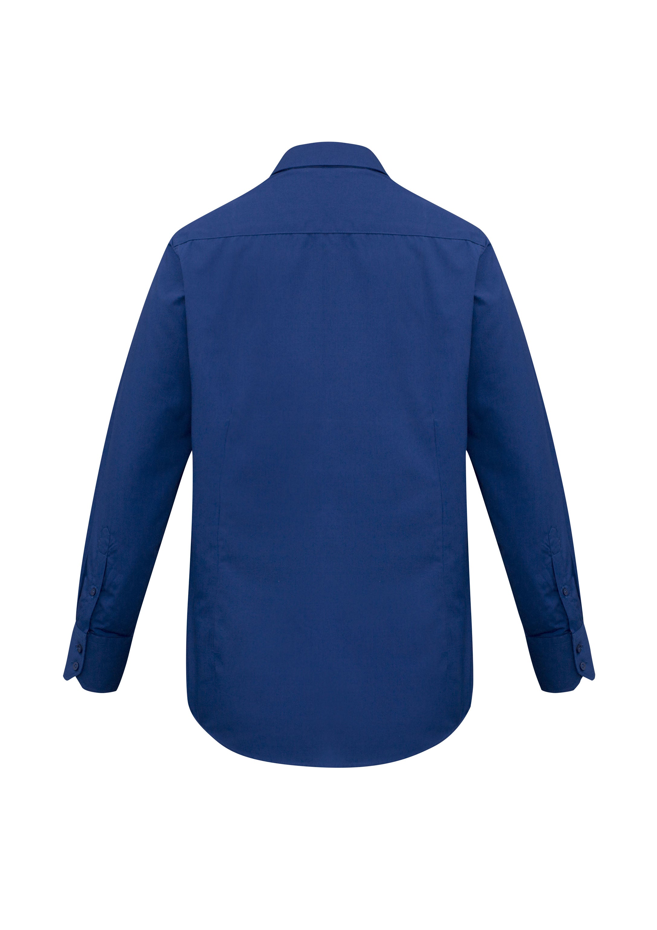 Metro Mens Long Sleeve Shirt Royal back view