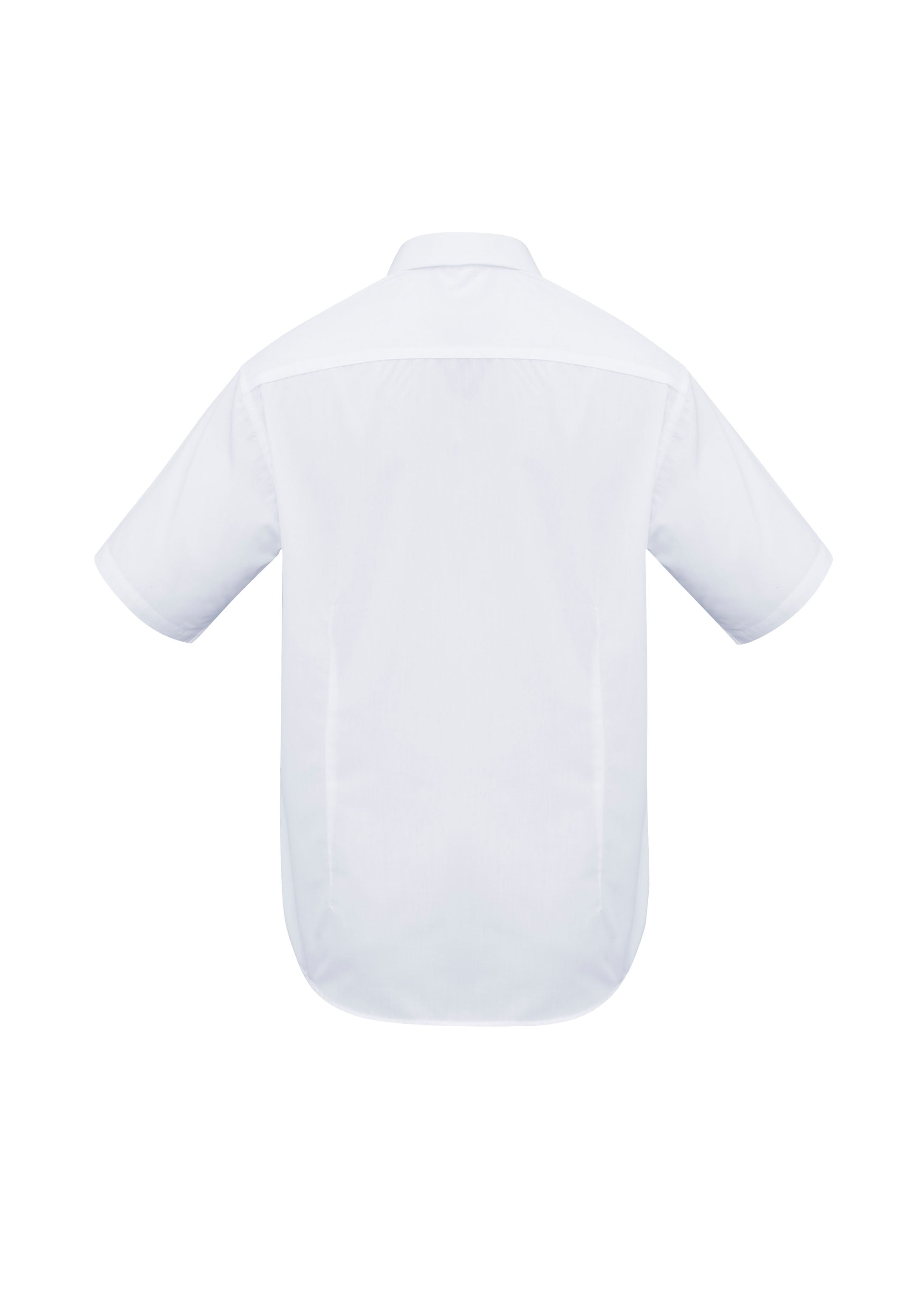 Metro Mens Short Sleeve Shirt White back view