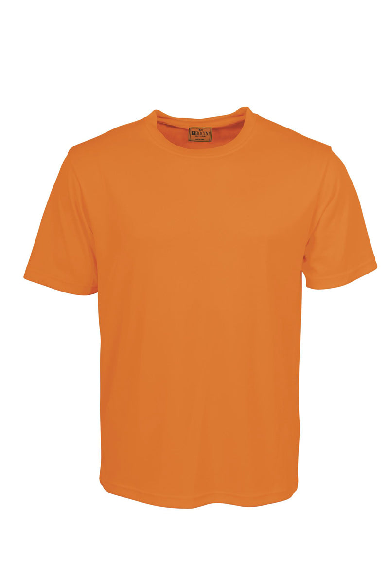 Kids Breezway Plain Round Neck Tee Shirt in Orange
