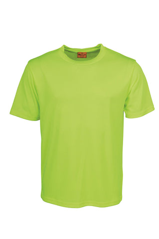 Kids Breezway Plain Round Neck Tee Shirt in Yellow