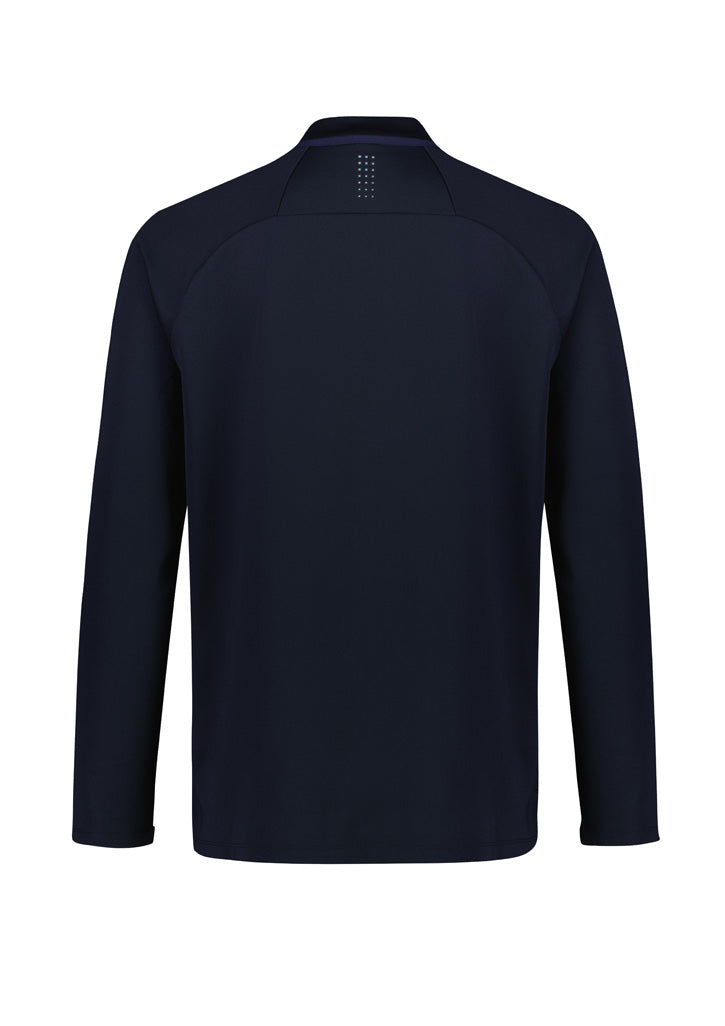 Balance Unisex Mid Layer Top Navy/Sky back view