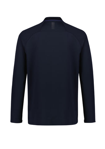 Balance Unisex Mid Layer Top Navy/White back view