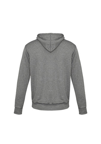 Hype Mens Hoodie Grey Marle back view