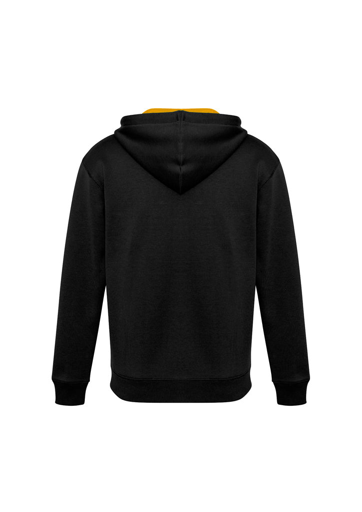Renegade Unisex Hoodie Black/Gold/Silver back view
