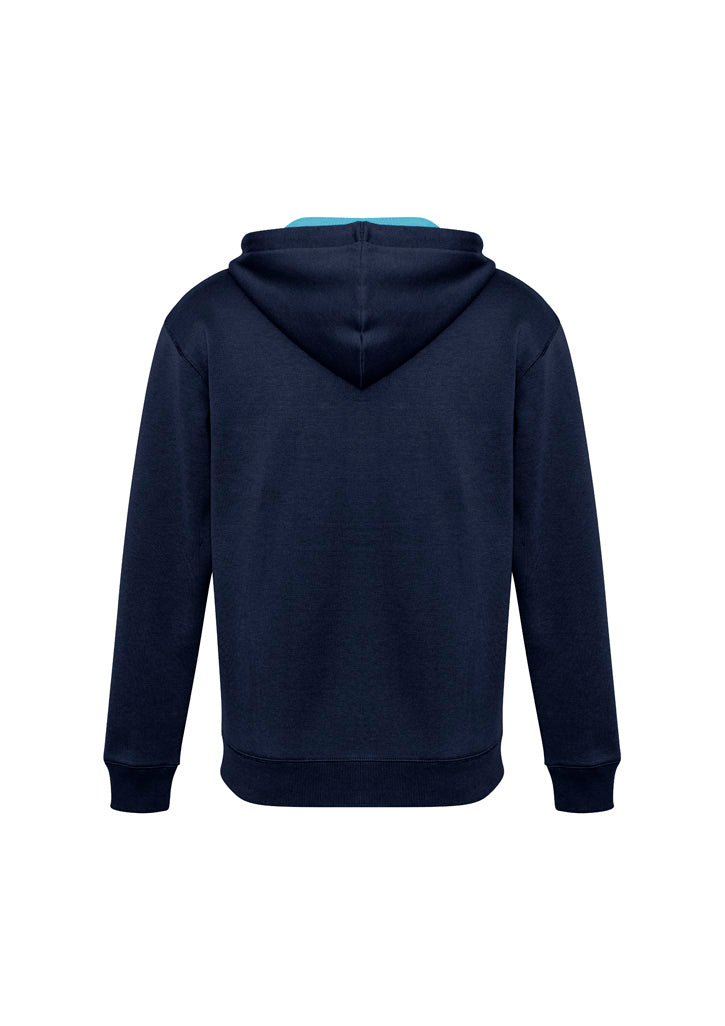 Renegade Unisex Hoodie Navy/Sky/Silver back view