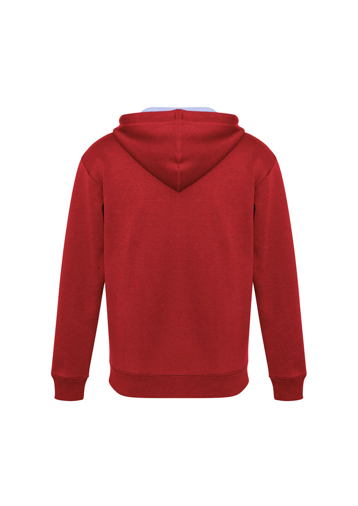 Renegade Unisex Hoodie Red/White/Silver back view