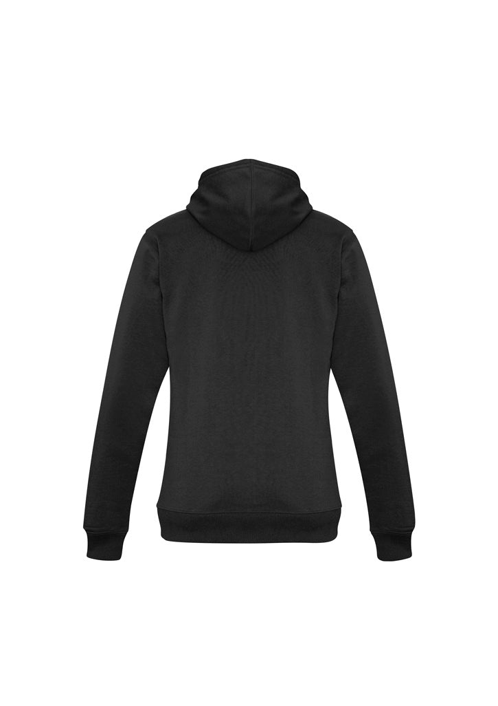 Crew Womens Hoodie Black back view
