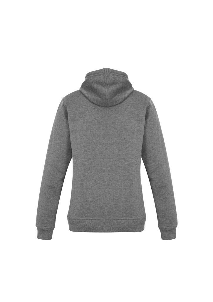 Crew Womens Hoodie Grey Marle back view