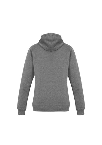 Crew Womens Hoodie Grey Marle back view