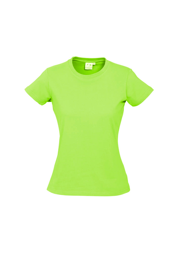 Ice Womens Short Sleeve Tee Fluoro Yellow/Lime