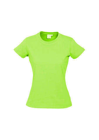 Ice Womens Short Sleeve Tee Fluoro Yellow/Lime