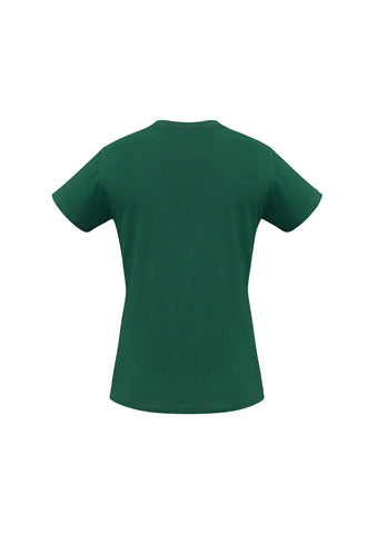 Ice Womens Short Sleeve Tee Forest back view