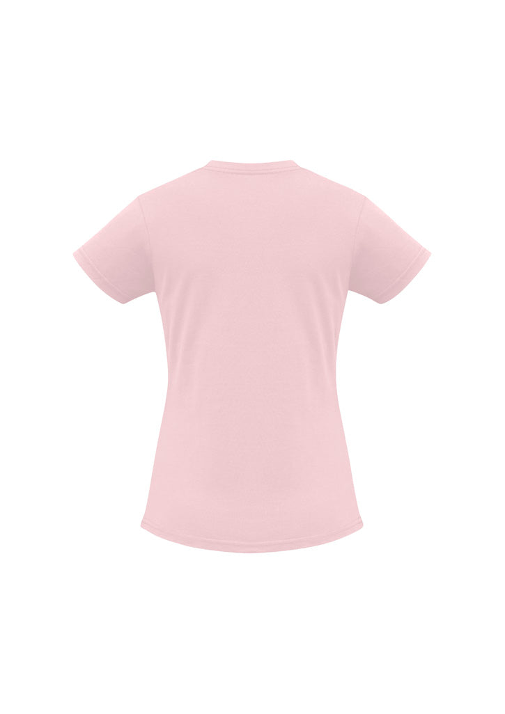 Ice Womens Short Sleeve Tee Pink back view