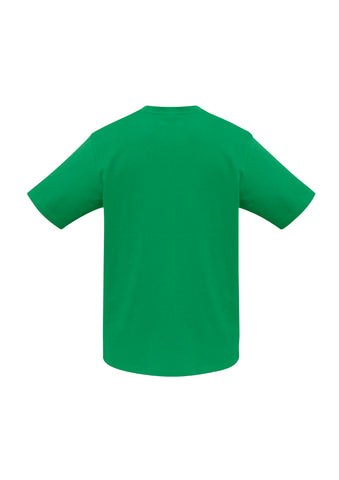Ice Kids Short Sleeve Tee Neon Green back view