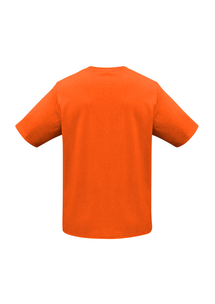 Ice Kids Short Sleeve Tee Fluoro Orange back view