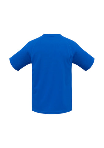 Sprint Kids Short Sleeve Tee Royal back view