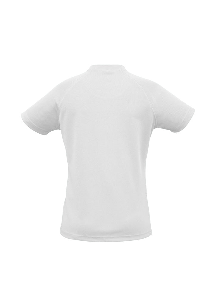 Sprint Womens Short Sleeve Tee White back view