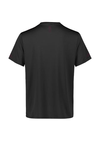 Balance Mens Short Sleeve Tee Black/Red back view