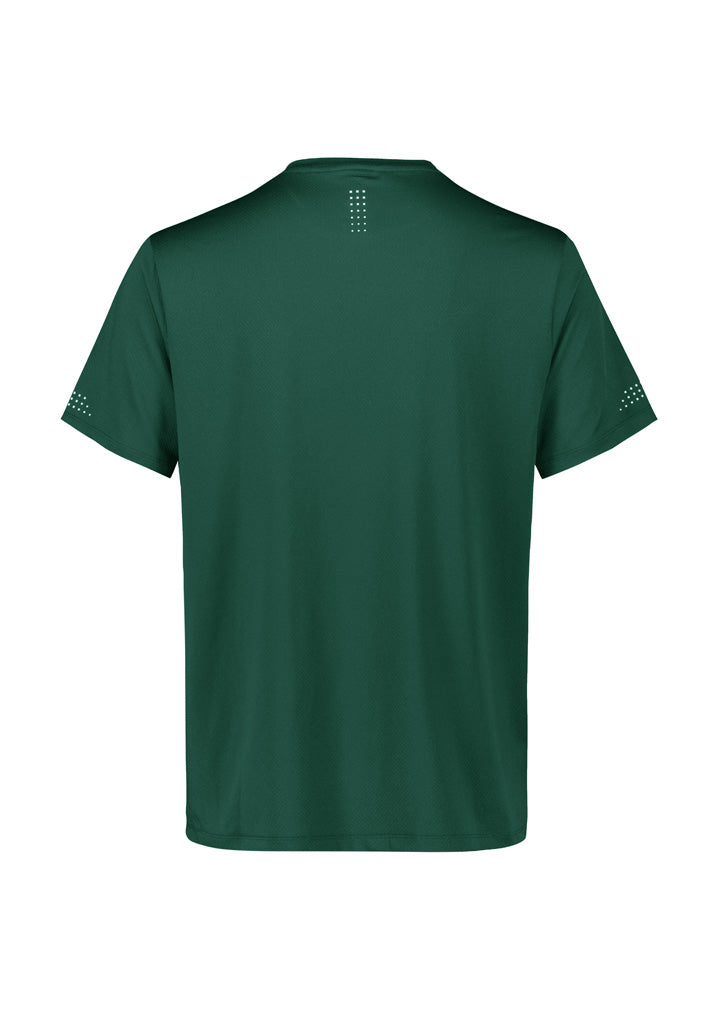 Balance Mens Short Sleeve Tee Forest/White back view