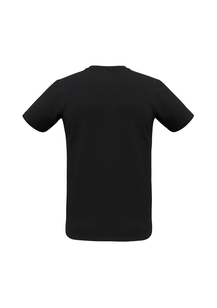 Viva Mens Short Sleeve Tee Black back view