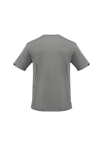 Razor Mens Short Sleeve Tee Ash/Black back view