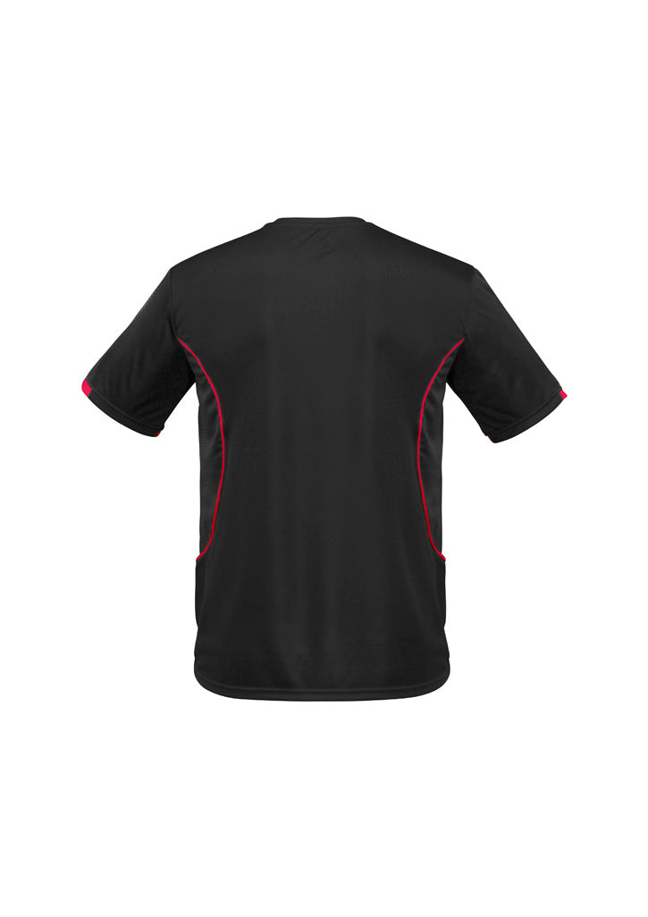 Razor Mens Short Sleeve Tee Black/Red back view