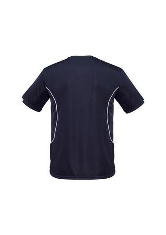 Razor Mens Short Sleeve Tee Navy/White back view
