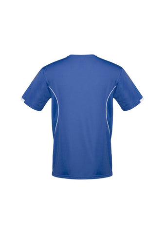 Razor Mens Short Sleeve Tee Royal/White back view