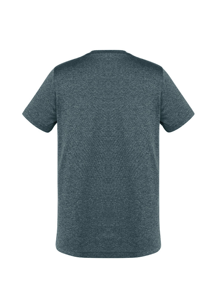 Aero Mens Short Sleeve Tee Charcoal back view