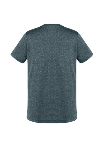 Aero Mens Short Sleeve Tee Charcoal back view