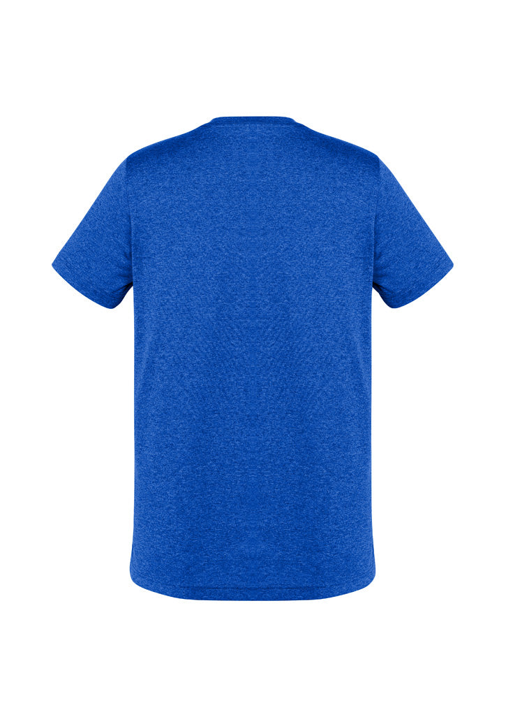 Aero Mens Short Sleeve Tee Electric Blue back view
