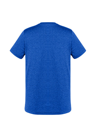 Aero Mens Short Sleeve Tee Electric Blue back view