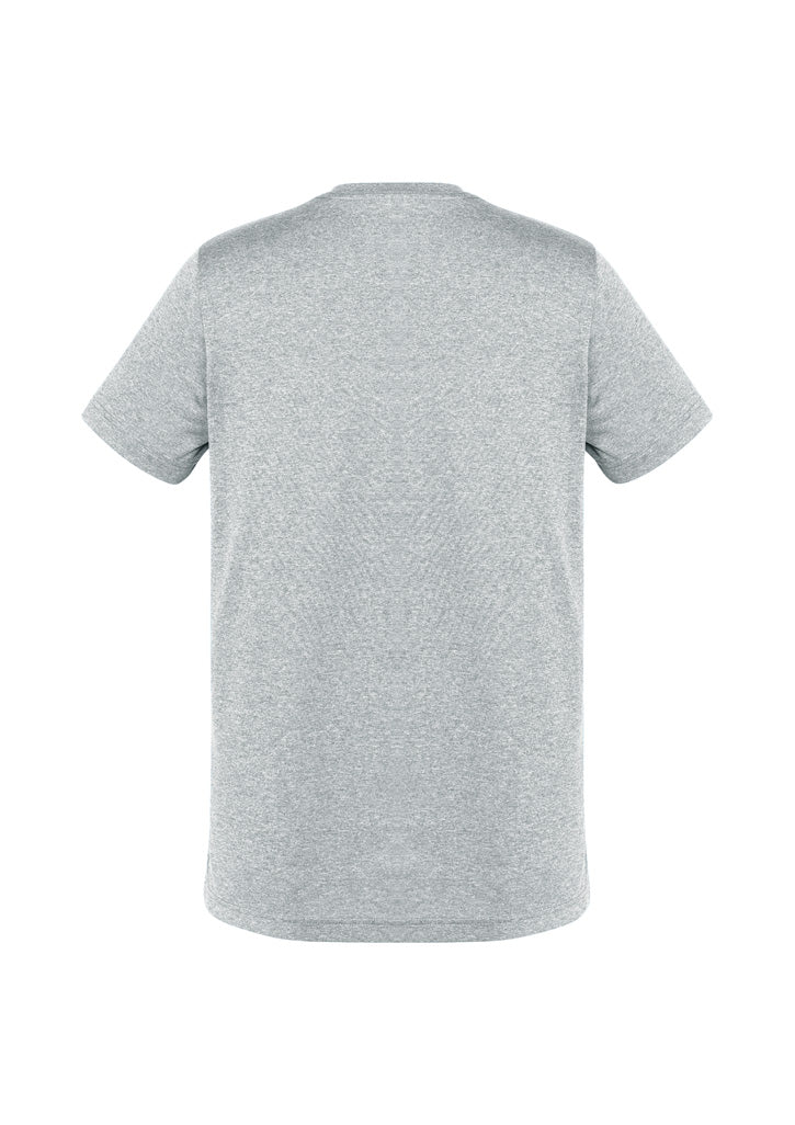 Aero Mens Short Sleeve Tee Silver back view
