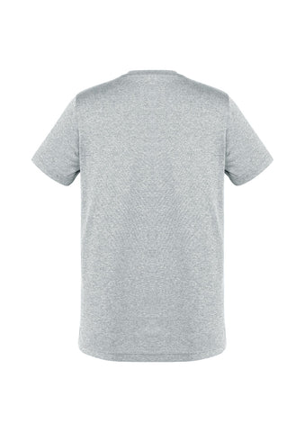 Aero Mens Short Sleeve Tee Silver back view