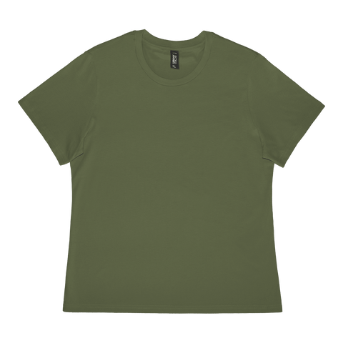 UCT180L Urban Collab Set Ladies Tee - Military Green