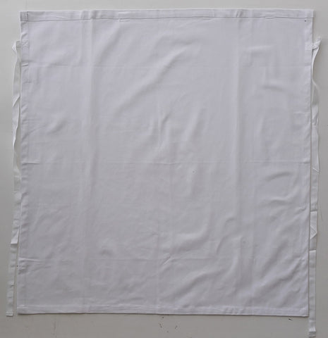 Cotton Drill Continental Apron - No Pocket in White